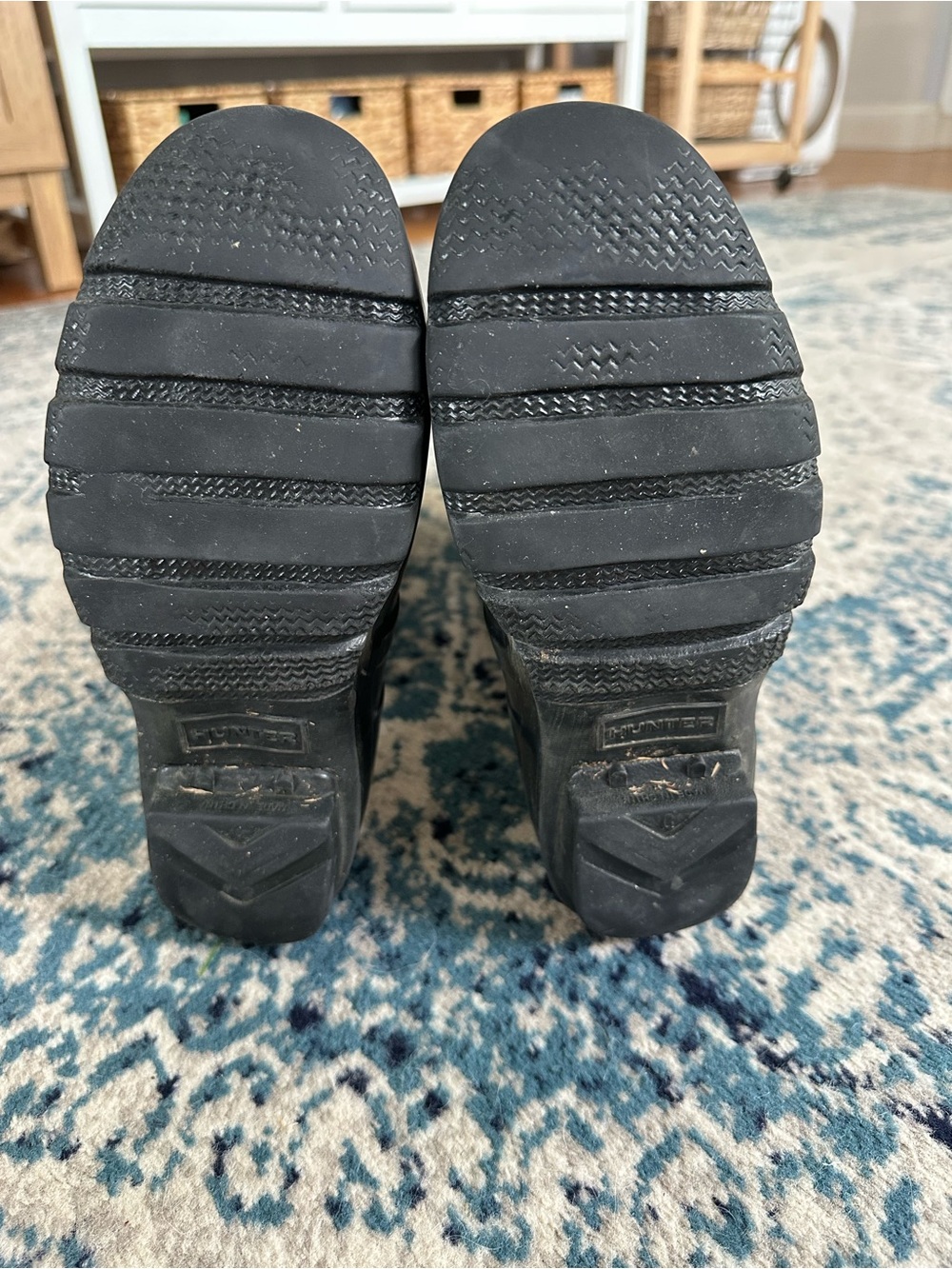 Hunter Tall Rain Boots in black - Picture 7 of 9
